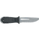 Tekno Titanium knife - Titanium - Blade Length 10.5 cm - Black Color KV-ATKN10TI-N - AZZI SUB (ONLY SOLD IN LEBANON)